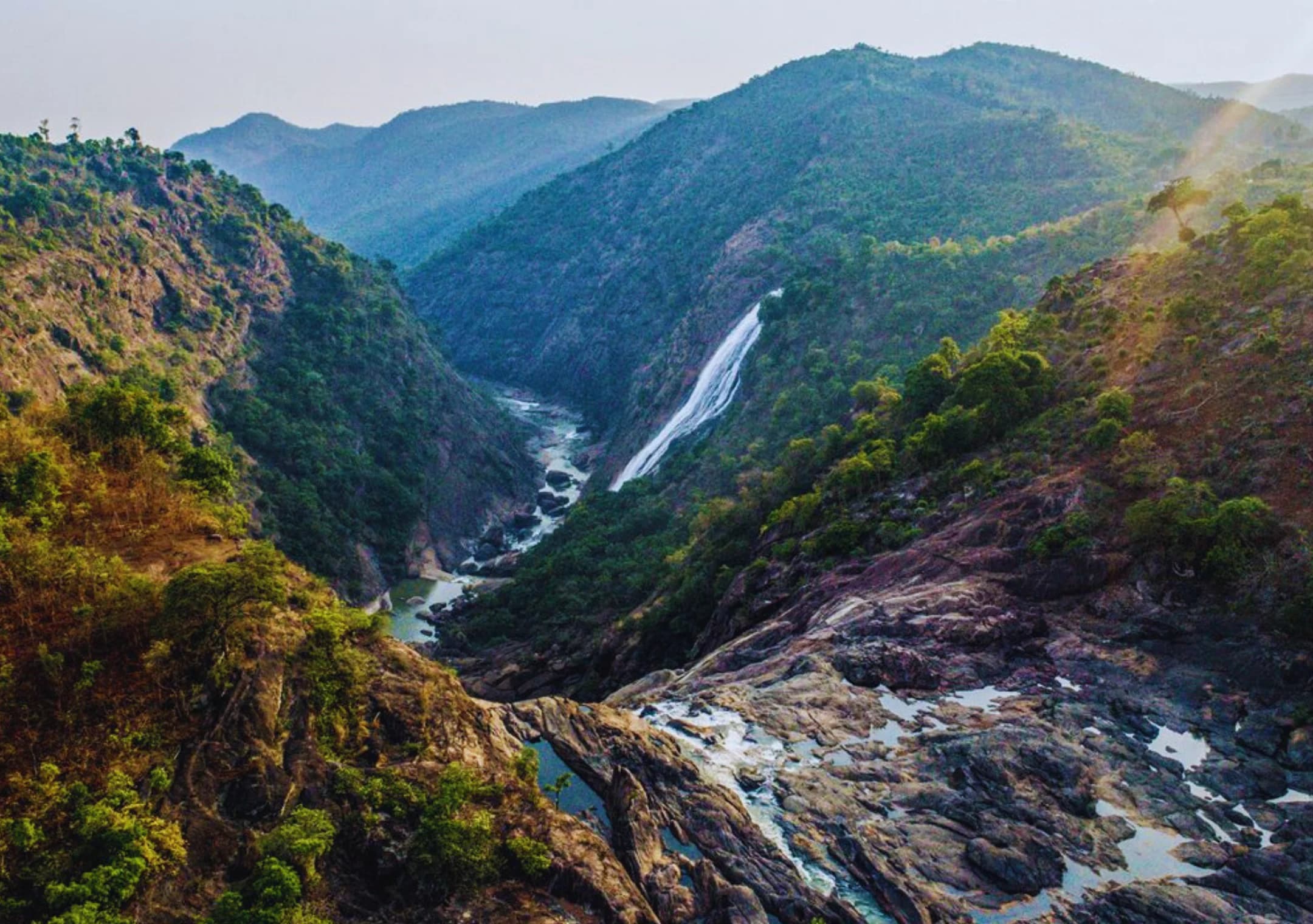 Duduma Waterfall cascading through forest in Koraput Odisha