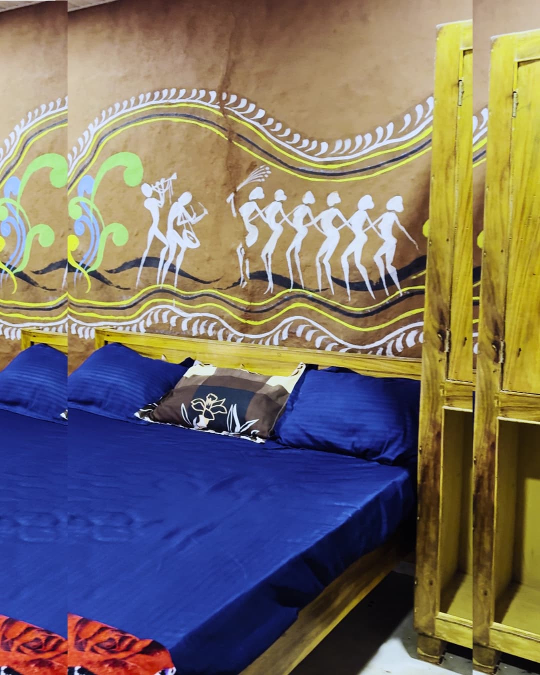 Cosy room interior at Pankajini Resort & Farmstay