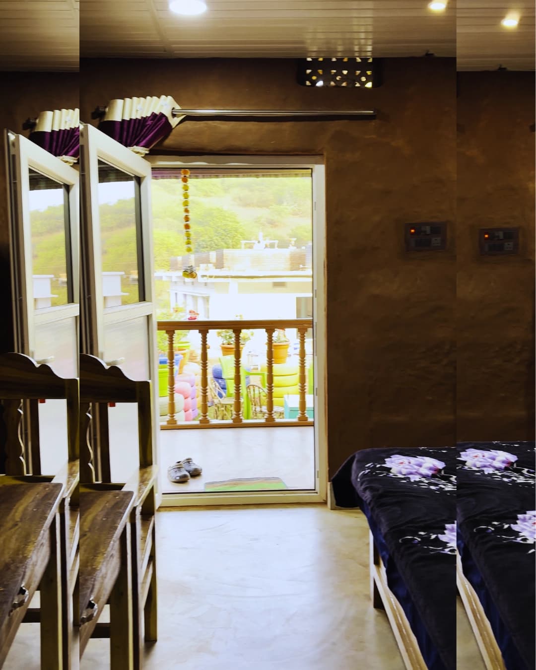 Cottage bedroom with traditional decor