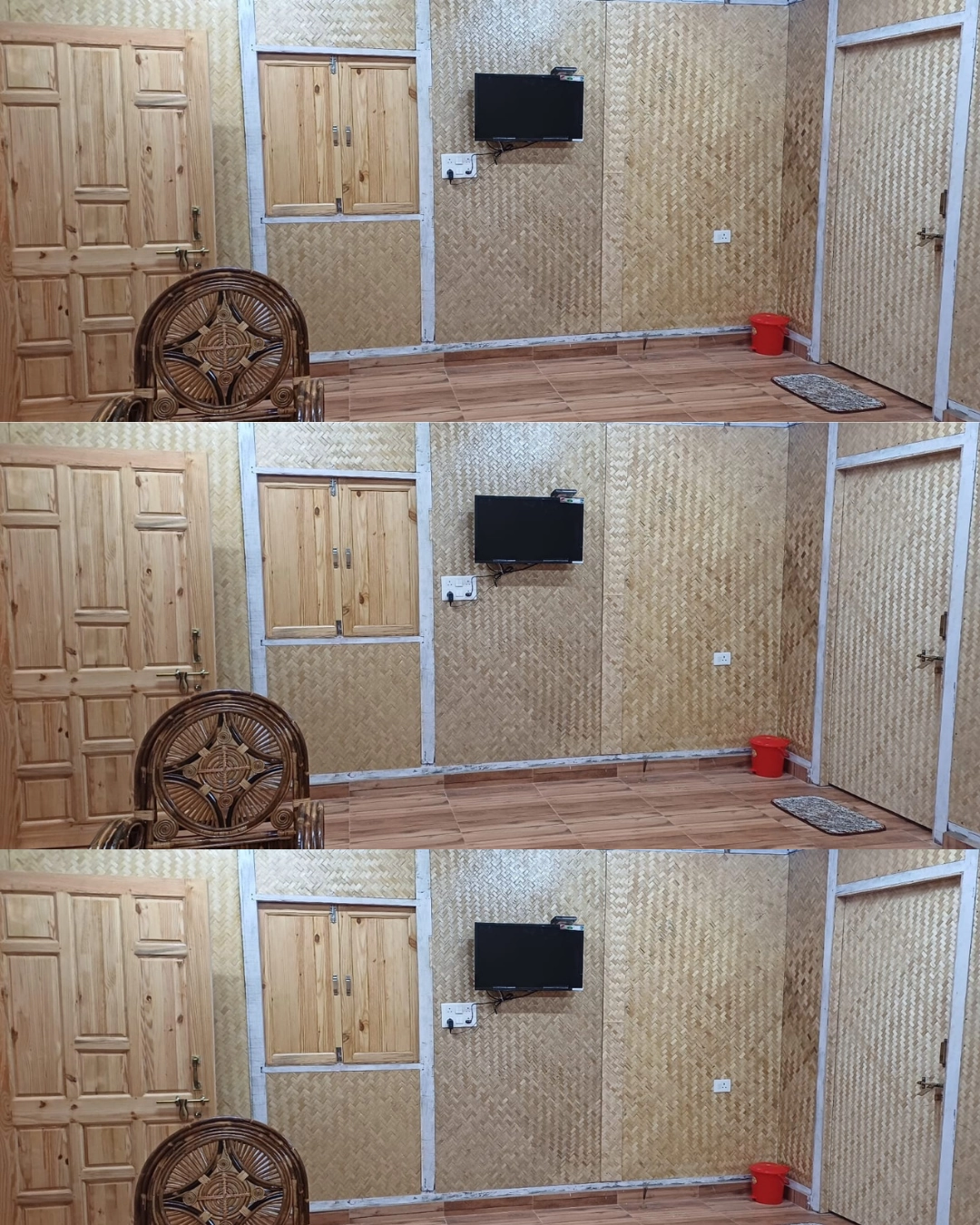 Resort entrance and exterior wall