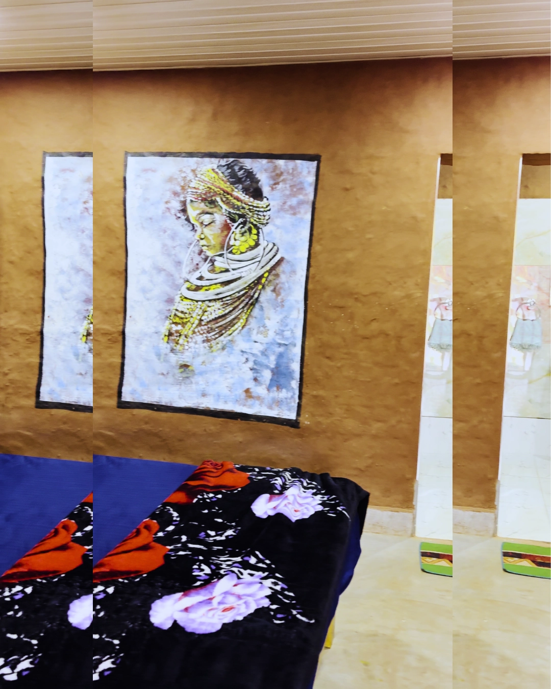 Ornate cottage room interior