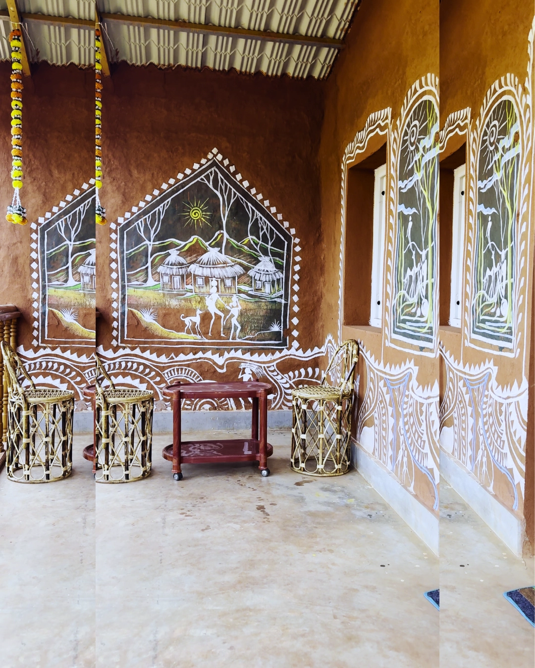 Cottage room with decorative accents