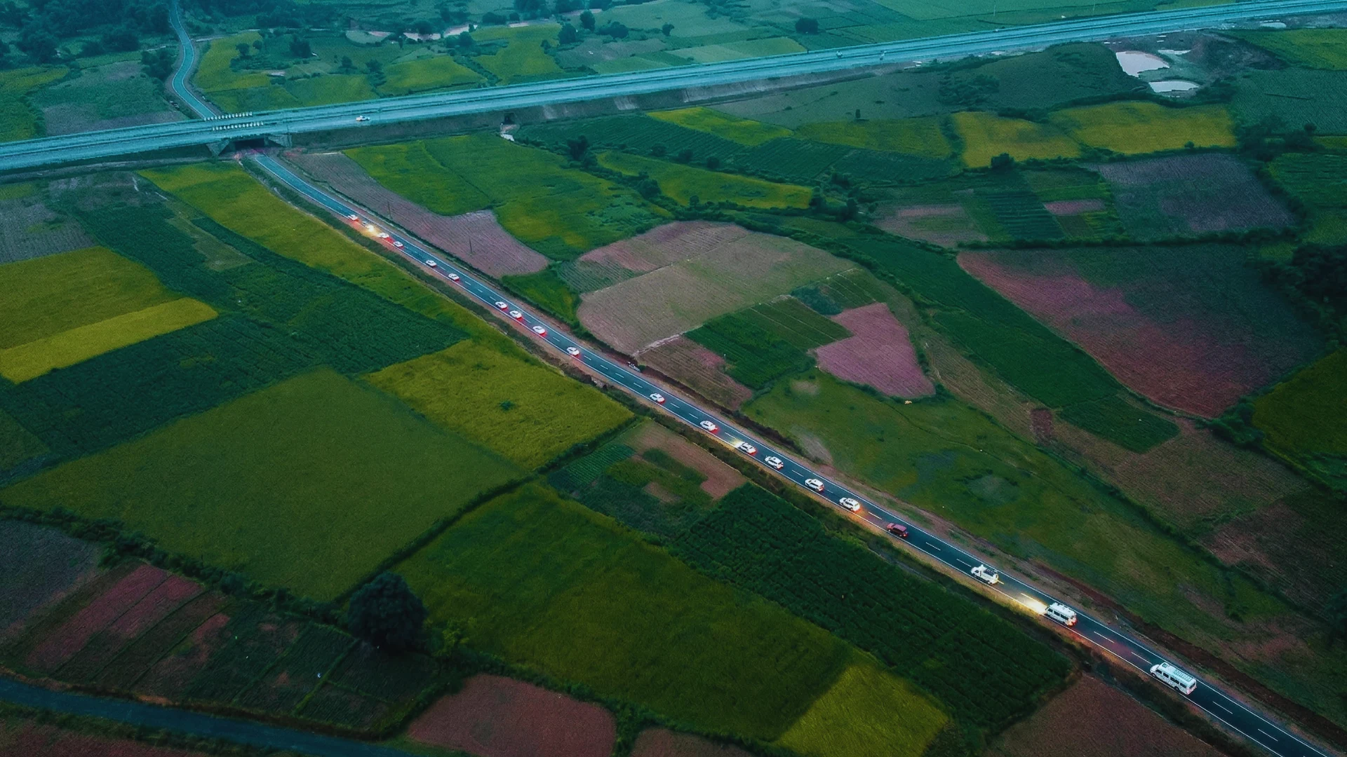 Aerial landscape view of Koraput